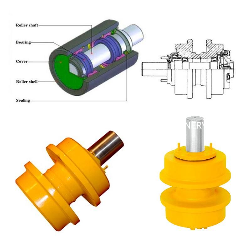 Bulldozer Spares Parts Carrier Roller for D75 D80 D85