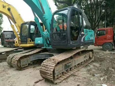 Used Kobelco Sk250 Crawler Excavator with Hydraulic Breaker Line and Hammer in Good Condition