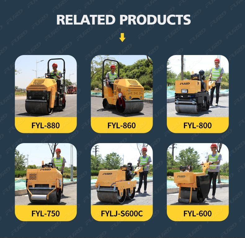 Walk-Behind Single Drum Compactor Road Roller