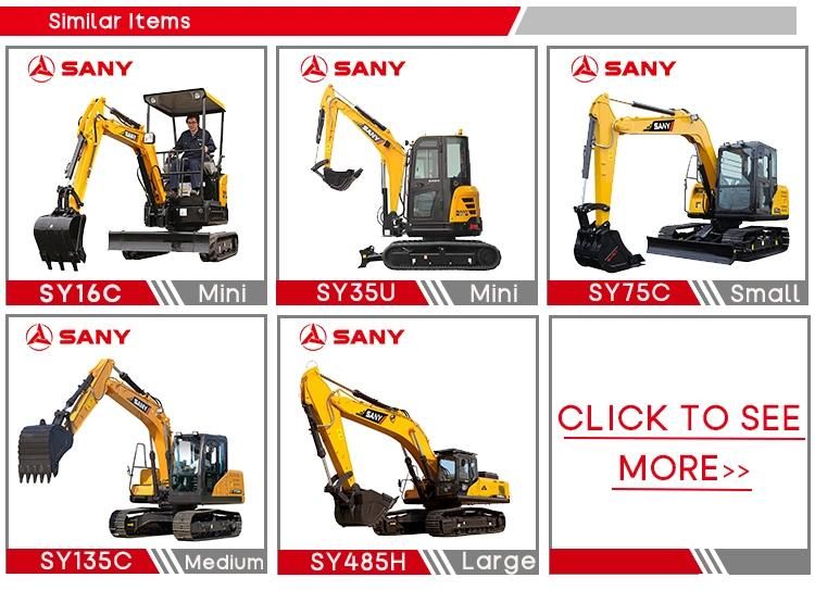 Used Sany Sy135c Crawler Mini Excavator Excavators Used Sy135c-8/Sy135-9/Sy135-10 Second Hand in Excellent Working Condition Excavadora Usada Excavatrice Sale