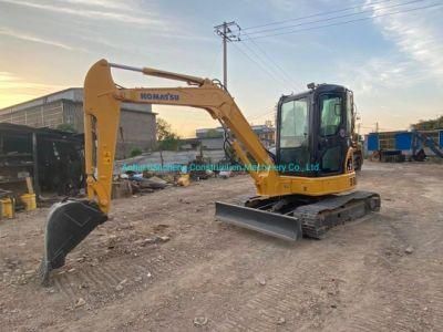 Used Komatsu 6 Ton Excavator Komatsu PC55mr Mini Digger