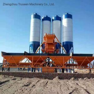 Hot Sale 50m3/H Ready Mix Mobile Concrete Batch Plant with Factory Price