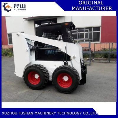 High Efficiency Agricultural Mini Skid Steer Skid Steer Wheel Loader Attachments Chargeuse Compact