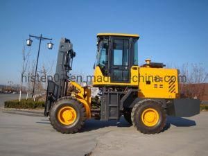 All Rough Terrain Forklift 3.0 Ton Good Price on Promotion
