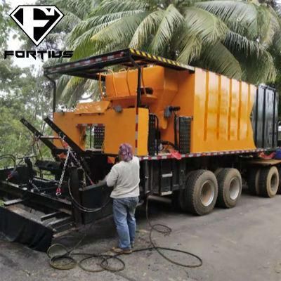 Fortius Micro Asphalt Emulsion Slurry Seal Vehicle Semitrailer Paver Construction Machines