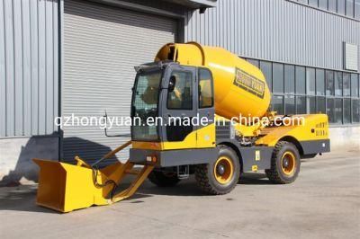 4 Cubic Meters Self Loading Mobile Concrete Mixer Truck Price