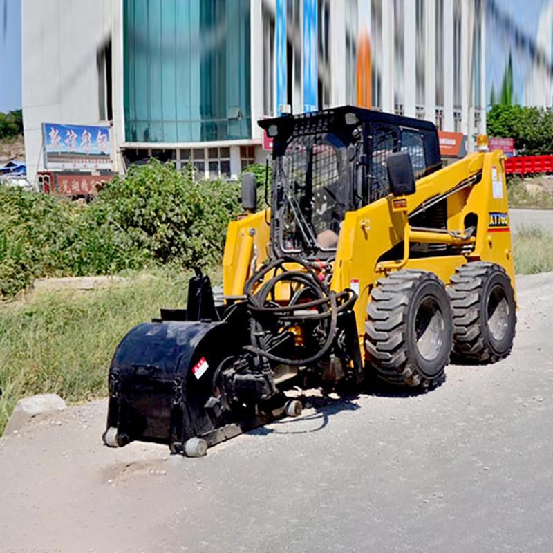Cheap Wheel Type Skid Steer Loader Xt760 with Pallet Fork