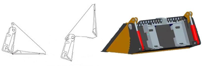 Skid Steer Loader 4 in 1 Implement