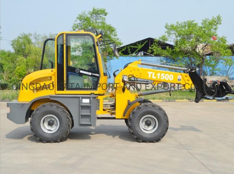 Cummins Engine Mini Telescopic Wheel Loader with Multi Attachments