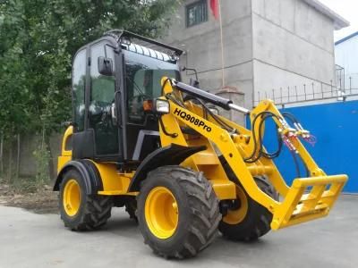 Haiqin Brand Strong 0.8 Ton Mini Loader (HQ908PRO) with Yanmar Engine