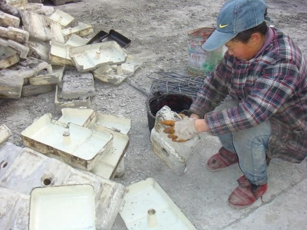 Suspended Platform Iron Cement Counter Weight