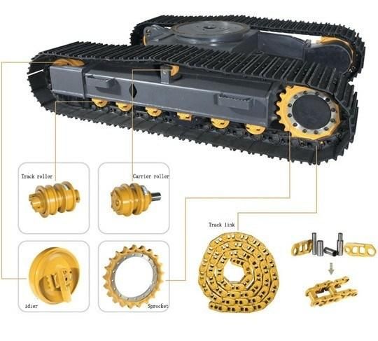 High Quality Excavator Cat215 Undercarriage Parts Track Roller Bottom Roller