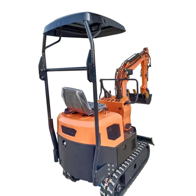 Best Selling 1ton Hydraulic Crawler Excavator Digger Mini Crawler Excavator, Towable Backhoe Loader