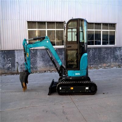 Shanding Excavator Construction Machinery Mini Digger Mini Excavators 2.5ton