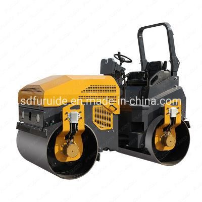 Hydraulic Double Drum Vibratory Roller Soil Roller Compactor Tandem Vibratory Roller Fyl-1400