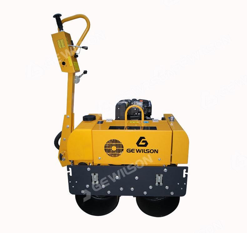 Double Drum Walk Behind Rode Vibratory Roller Construction Machinery