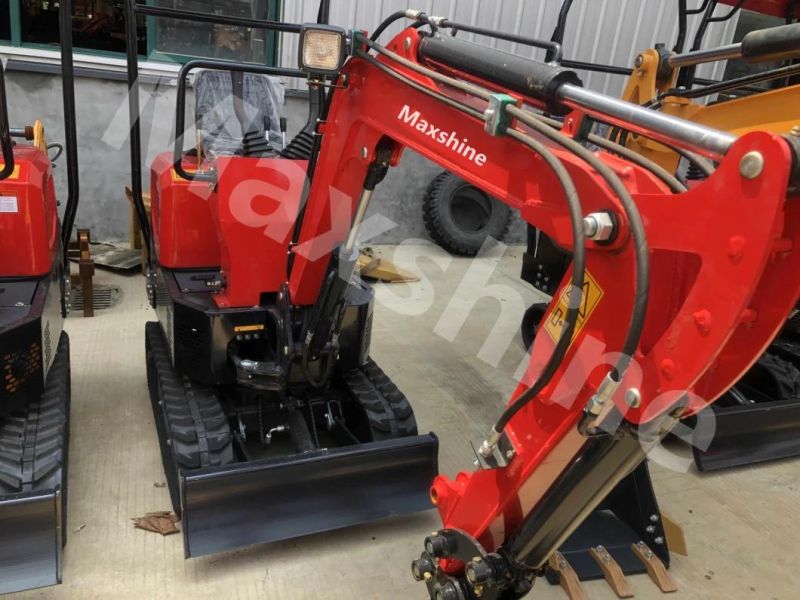Factory Wholesale Hot Sale 1 Ton Small Digger Excavator Mini for Sale 1000kg Garden Household Mini Excavator Can Be with CE EPA