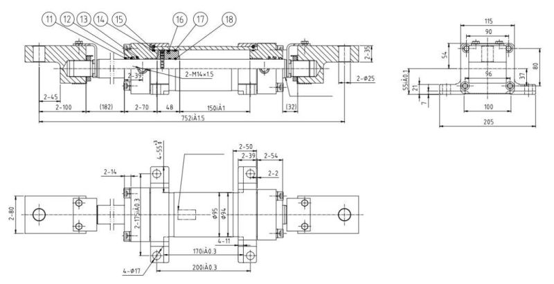 Professional Hydraulic Oil Cylinder Manufacturer Hsg80.40