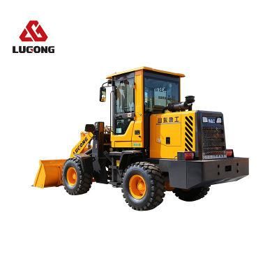 Lugong Chinese Best New Design 1.6 Ton Small Wheel Loader with Big Bucket