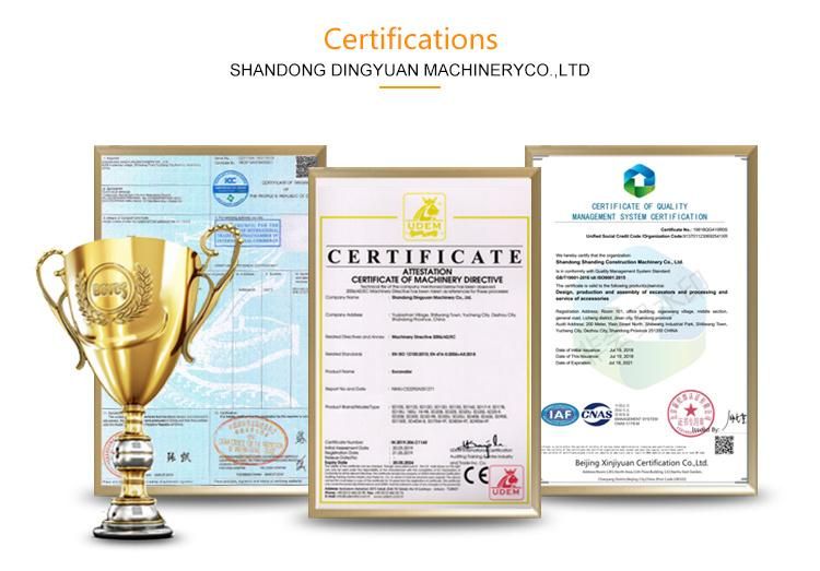 CE Certificate 1.8t 2t 2.5t and 3t Mini Hydraulic Crawler Excavator/Garden Digging Excavator