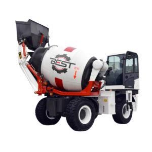 1.5m3 Automatic Feeding Cement Mixer Truck Mounted Concrete Mixer