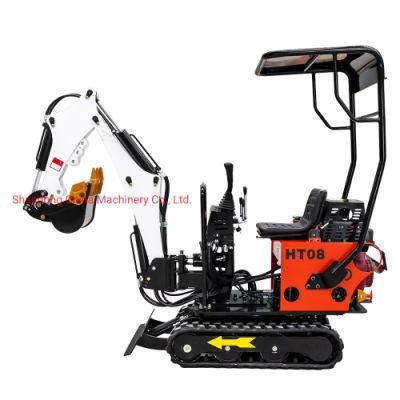 CE EPA Euro V New Cheap Price Factory Direct Sale Earthmoving Machinery Gasoline Diesel Engine Mini Excavator