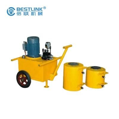 100-300t Capacity Piston Jack Cylinder Machine with Hydraulic Pump Pack