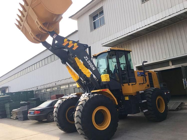 XCMG 5 Ton Wheel Loader Zl50gn with Strong Power and High Torque Reserve Factor