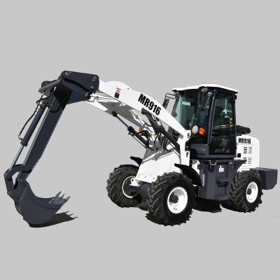 Hot Sale China Popular 916 1.2ton Wheel Loader with Backhoe