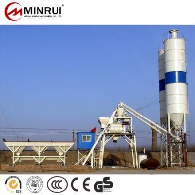 Minrui Hzs50 Container Concrete Mixer Batching Plant for Hebal