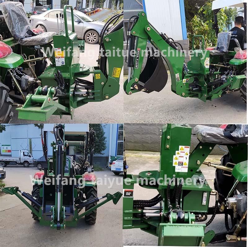 Factory Supply Good Performance Mini Tractor Backhoe Loader, Backhoe Attachment for Tractor