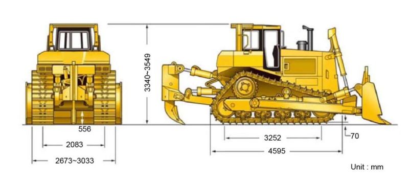 Earthmoving Bulldozer Soil Moving Equipment Cat Technology 360HP Bulldozers