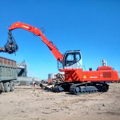 Hot Sale 32 Ton Crawler Hydraulic Loader Material Handling Equipment for Scrap and Waste Recycling