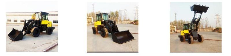 Compact Small Wheel Loader Earth Moving Machinery Auto Agricultural Loader with Bucket