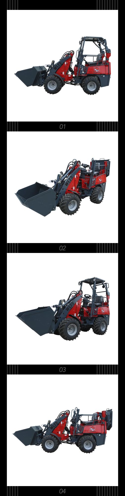 Hydraulic Mini Wheel Loader for Sale