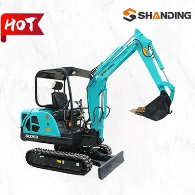 2.5 Ton Mini Excavator Price Crawler Excavators for Farm