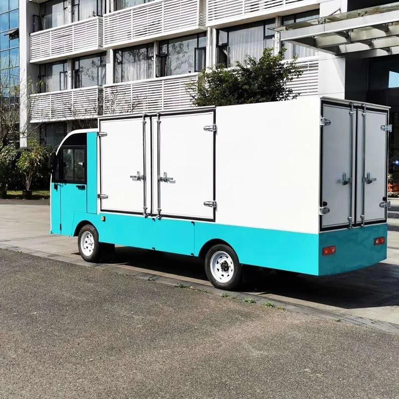Electric Utility Truck with Closed Cargo Box, 2000kgs Loading Weight