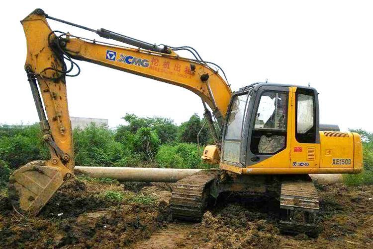 XCMG 15 Ton Hydraulic Digger Xe150d Chinese Crawler Excavator with Factory Price