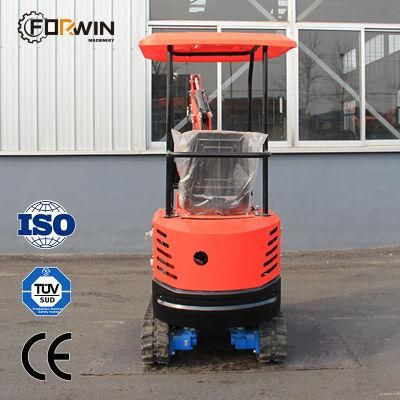 EPA Excavator Fw10A 1ton Mini Excavator Excavator Machine for Salechinese Mini Excavator with Small Digger Hydraulic Parts for Sale