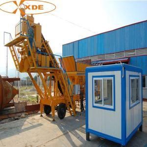 35m3/H Mobile Concrete Batching Plant for Road Construction