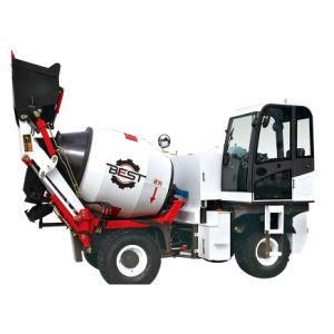 Portable 1m3 Self Loading Concrete Mixer with Pump