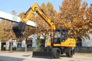 Wheeled Excavator with 0.45 M3 Bucket