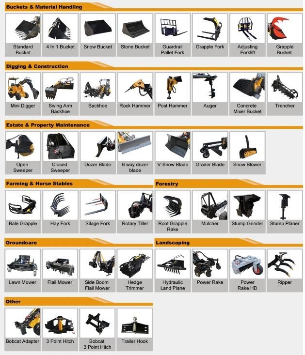 Compact Samll Turning Radius 1500kg Capacity CE Telescopic Small Front Loader Articulated Loaders