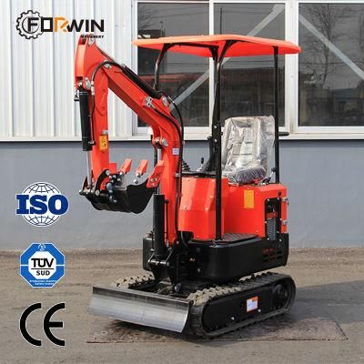 Shanzhuang Mini Excavators Home Electric Hydraulic Small Micro Crawler Bagger Digger CE