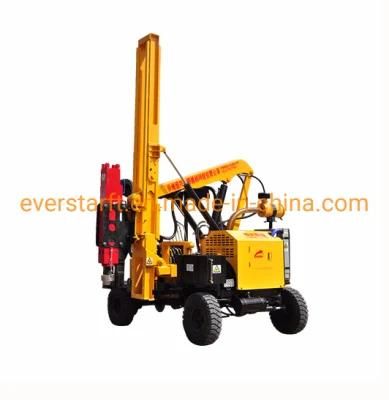 Hydraulic Pile Driver for Road Construction