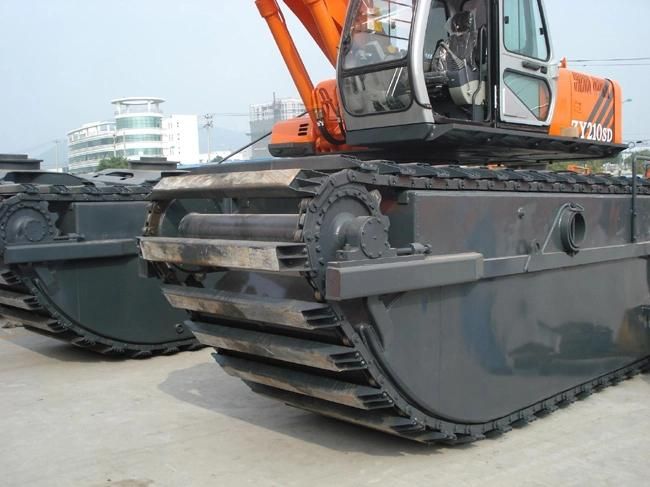 8ton 55kw Hydraulic Crawler Amphibious Excavator