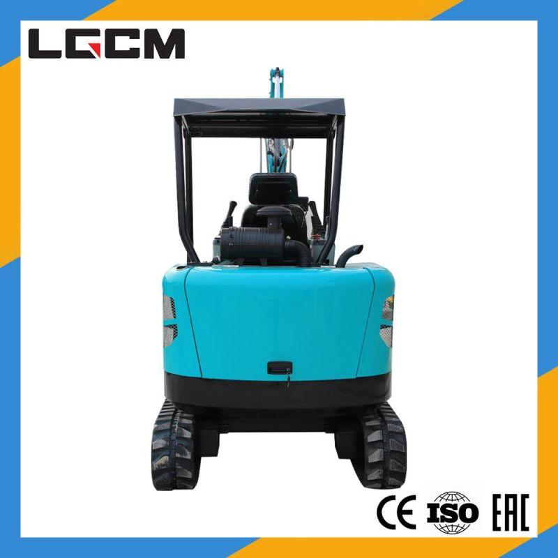 Lgcm Mini Excavator Koop Euro V 3ton Excavator with Closed Cabin