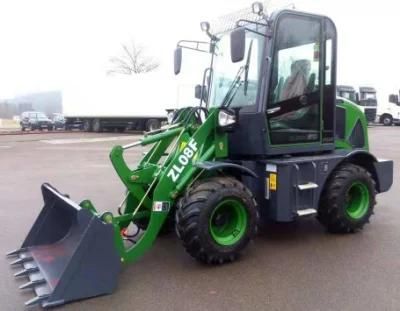 Mini 800/1200kg Zl08/Zl12 Grass Tires/Tubeless Tyres Garden Wheel Loader for Sale