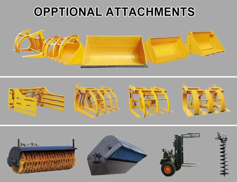 Lugong Construction Equipment L930 Wheel Loader Mini Loader Small Wheel Loader Backhoe Loader with High Quality for Sale