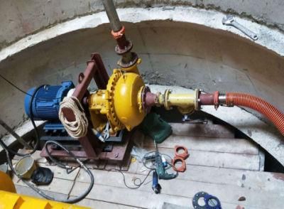 High Abrasion Metal Wet End Parts Water Pump/Slurry Pump for Micro Tunnel Machine